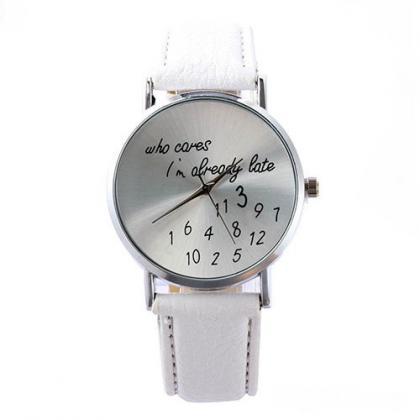 style watch, special watch, white w..