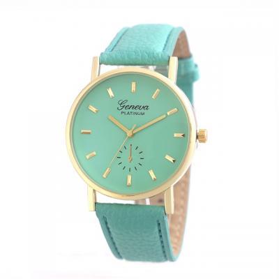 simple watch, mint leather watch, leather watch, bracelet watch, vintage watch, retro watch, woman watch, lady watch, girl watch, unisex watch, AP00409