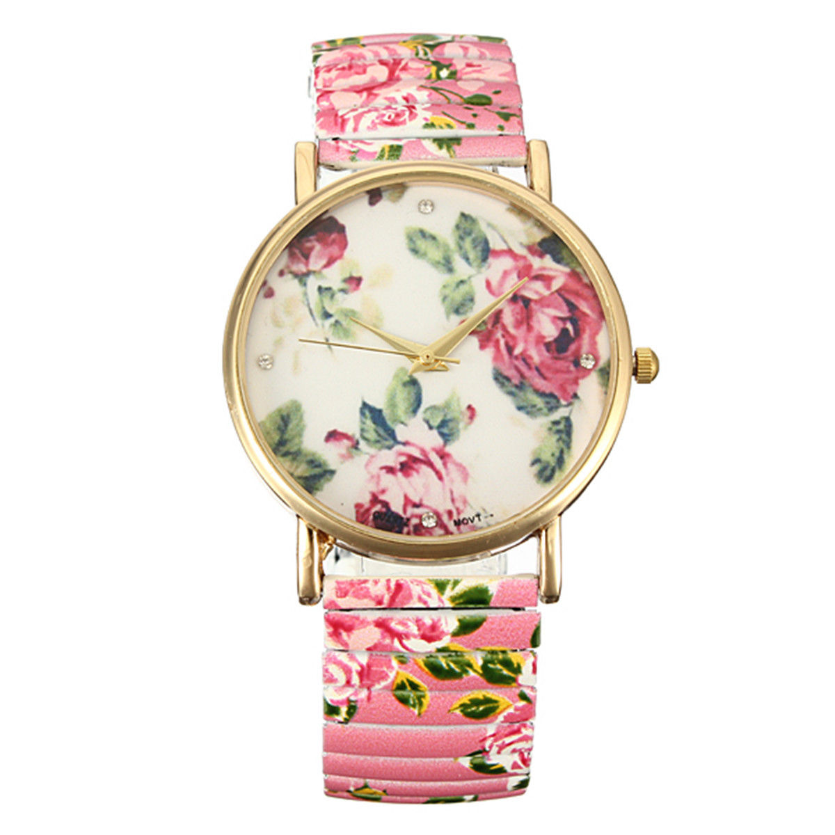 Flower Watch Elastic Band Watch Bracelet Watch Vintage Watch