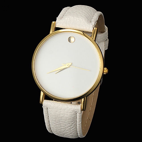 simple watch, white leather watch, leather watch, bracelet watch, vintage watch, retro watch, woman watch, lady watch, girl watch, unisex watch, AP00069